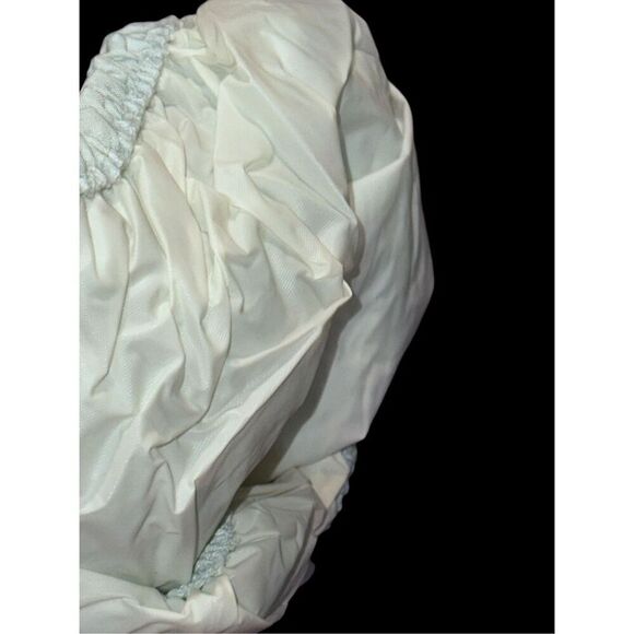 Vintage 2 piece Nannette Baby Dress, pink flowy, with cute Diaper Cover Bloom 9- - Picture 6 of 10